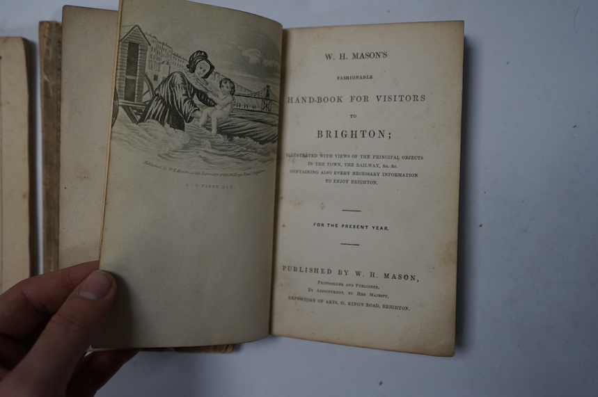 [Brighton Interest] Wallis's Royal Edition. Brighton As It Is, 1846; Mason, W.H. Handbook for Visitors to Brighton, c.1850; New Library of Useful Knowledge. Practical Guide to the Watering & Sea Bathing Places, on the Co